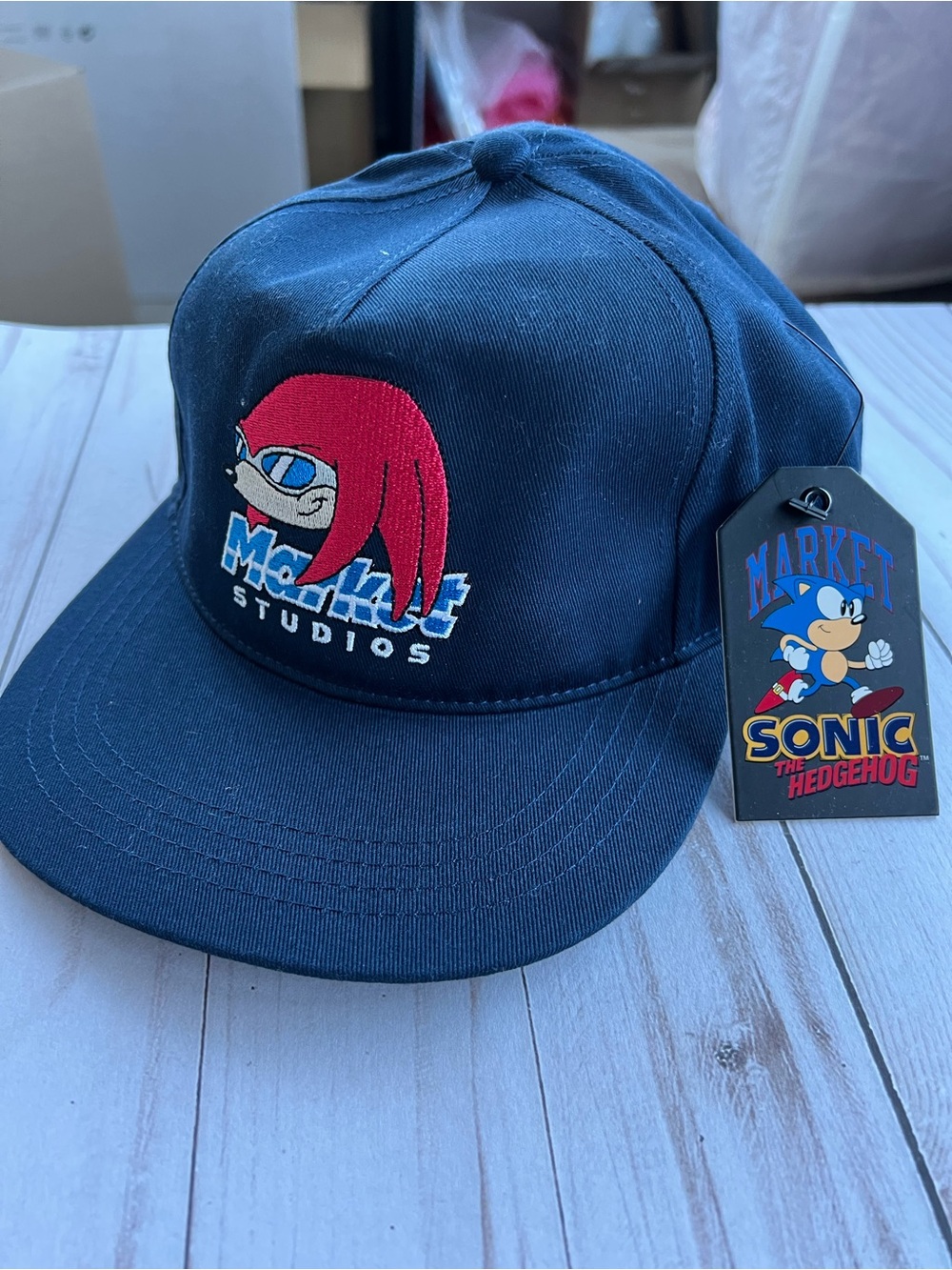 MARKET X Sonic The Hedgehog Knuckles 5 Panel Hat